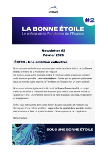 Visuel de la Newsletter n°2 de la fondation de l'espace
